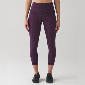 Lululemon Wunder Under Crop (Hi-Rise) (Luxtreme)